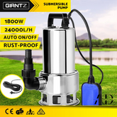 Giantz 1800W Submersible Dirty Water Pump Bore Tank Well Steel Automatic Clean
